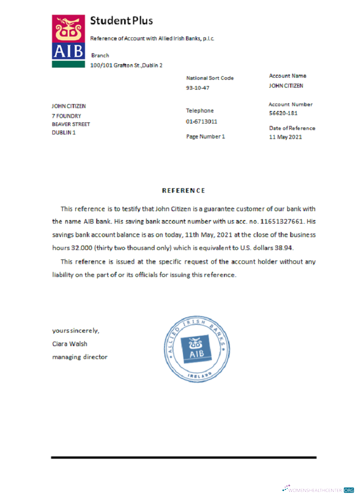 Download Ireland AIB reference Photoshop template